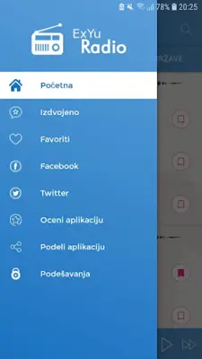 ExYu Radio android App screenshot 2